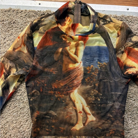 AKIRA brand Woman’s size small Watercolor painting dress Like new condition - Picture 11 of 16